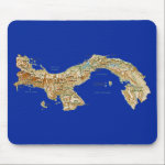 Panama Map Mousepad