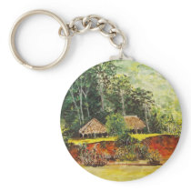 Panama Watercolor Key Chains