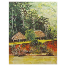 Panama Watercolor Custom Letterhead