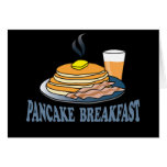 Pancake Bacon Juice Fundraiser Cards