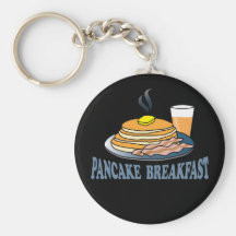Pancake Bacon Juice Fundraiser Key Chains