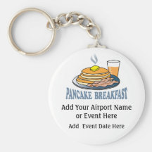 Pancake Bacon Juice Fundraiser Key Chains