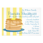 Pancake Breakfast Custom Invites