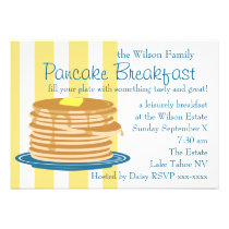 Pancake Breakfast invitations