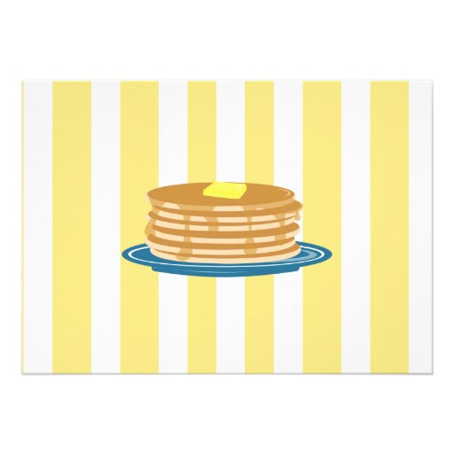 Pancake Breakfast Custom Invites