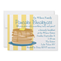 Pancake Breakfast Custom Invites