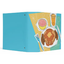 pancake breakfast notebook binders