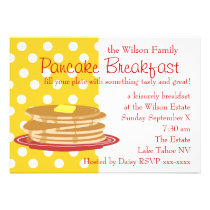 Pancake Breakfast invitations