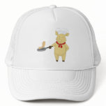 Pancake Flipping Pig Chef hats