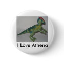 pancake, I Love Athena buttons