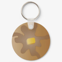Pancake Keychain by ArtsyRavenclaw Pancake Keychain