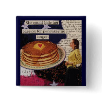 Pancake Passion buttons by minaleestudio Pancake Passion buttons
