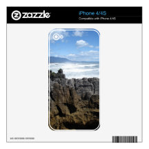 Pancake Rocks, New Zealand Skin For The iPhone 4S
