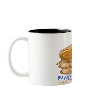 pancakes make me happy mug by kerrinsellstshirts