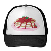 Pancakes Strawberry Trucker Hat