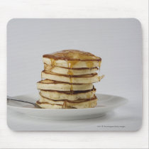 Pancakes with syrup mouse pad