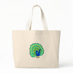 Pancho Peacock Canvas Bags