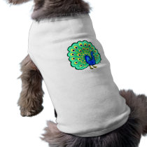 Pancho Peacock pet clothing