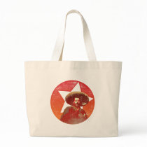 Pancho Villa Vintage Red Star Tote Bags