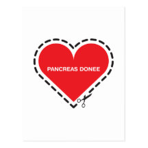 Pancreas Donee 'Get well soon' Postcard