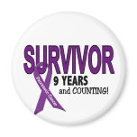 Pancreatic Cancer 9 YEAR SURVIVOR magnets