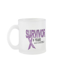 Pancreatic Cancer 9 YEAR SURVIVOR mugs by awarenessgifts Pancreatic Cancer 9 YEAR SURVIVOR mugs