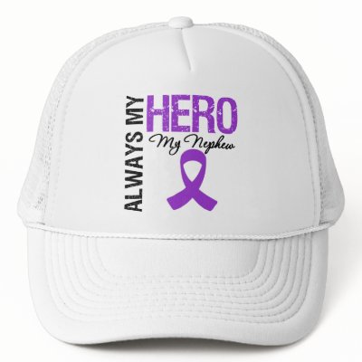 Pancreatic Cancer Always My Hero My Nephew Trucker hat
