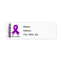 Pancreatic Cancer Awareness 5 Return Address Label