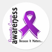 Pancreatic Cancer Awareness 5 Stickers