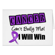 Pancreatic Cancer Cant Bully Me I Will Win Card