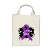 Pancreatic Cancer - Fighting Back Canvas Bags
