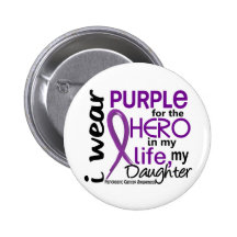 Pancreatic Cancer For My Hero My Daughter 2 Button