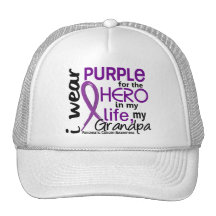 Pancreatic Cancer For My Hero My Grandpa 2 Trucker Hat