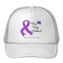 Pancreatic Cancer For My Husband Trucker Hat