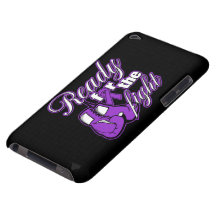 Pancreatic Cancer Gloves Ready For The Fight iPod Case-Mate Cases