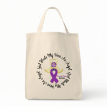 Pancreatic Cancer God Made My Hero An Angel Tote Bag