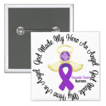 Pancreatic Cancer God Made My Hero An Angel Pinback Button