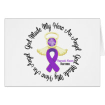 Pancreatic Cancer God Made My Hero An Angel Greeting Cards