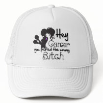 Pancreatic Cancer Hey You Picked The Wrong Bitch Hat