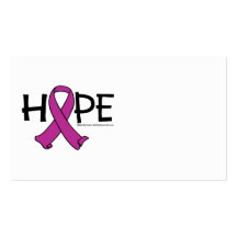 Pancreatic Cancer HOPE 2 Business Card Templates