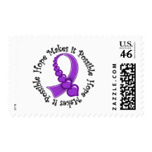 Pancreatic Cancer Hope Makes It Possible Stamps