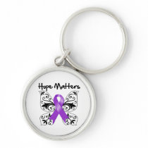 Pancreatic Cancer Hope Matters Keychain