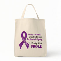Pancreatic Cancer I Proudly Wear Purple bags