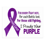 Pancreatic Cancer I Proudly Wear Purple Postcards