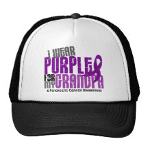 Pancreatic Cancer I Wear Purple For My Grandpa 6.2 Hat