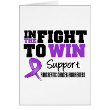 Pancreatic Cancer In The Fight To Win Greeting Card