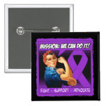 Pancreatic Cancer Mission We Can Do It buttons