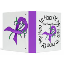 Pancreatic Cancer My Hero Who Fought Bravely binders