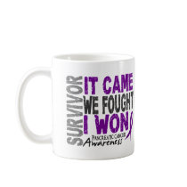 Pancreatic Cancer Survivor It Came We Fought I Won mugs by awarenessgifts Pancreatic Cancer Survivor It Came We Fought I Won mugs