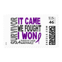 Pancreatic Cancer Survivor It Came We Fought I Won postage